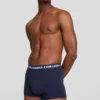 BOXER MONOCHROME AVEC LOGO – LOT DE 3