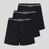 BOXER TISSU AVEC LOGO – LOT DE 3