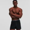 BOXER TISSU AVEC LOGO – LOT DE 3