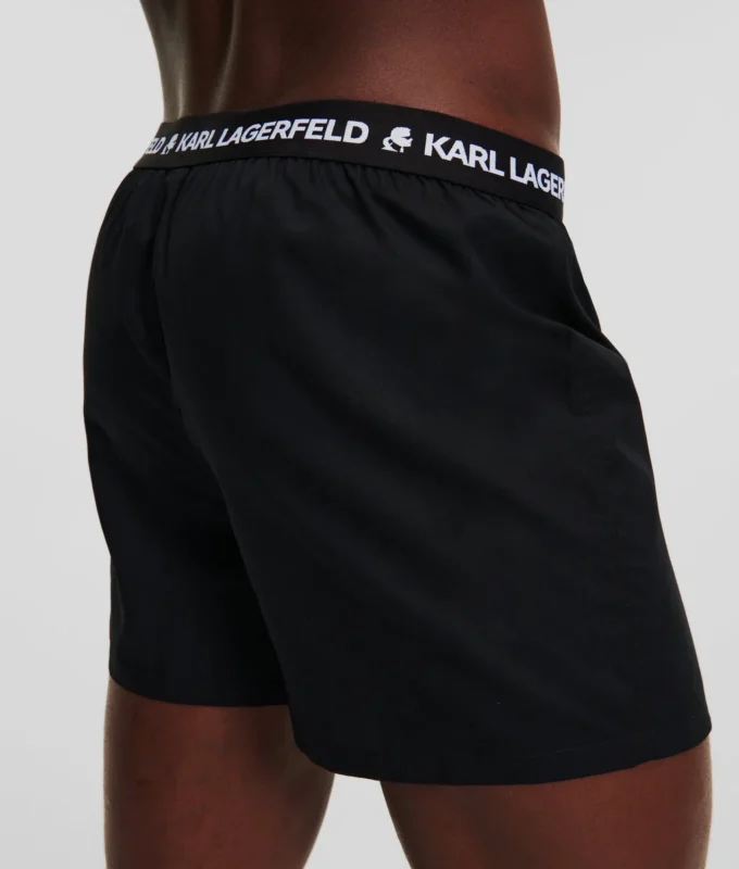 BOXER TISSU AVEC LOGO – LOT DE 3