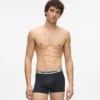 BOXERS AVEC LOGO MÉTALLIQUE – LOT DE 3