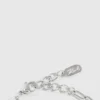 BRACELET À BRELOQUE PAVÉ EN FORME DE CŒUR
