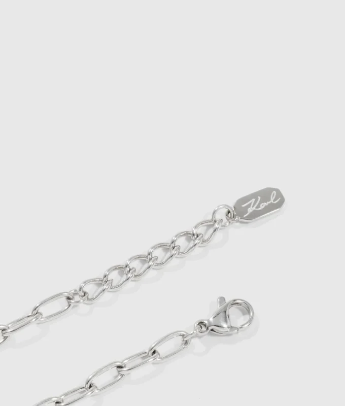 BRACELET À BRELOQUE PAVÉ EN FORME DE CŒUR