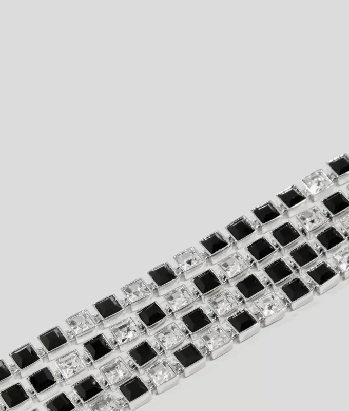 BRACELET À CRISTAUX SUPERPOSÉS