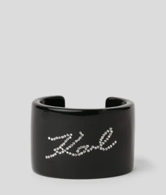 BRACELET MANCHETTE À STRASS K/SIGNATURE