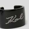 BRACELET MANCHETTE À STRASS K/SIGNATURE BRACELET MANCHETTE À STRASS K/SIGNATURE