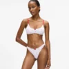 Bralette à imprimé cœur