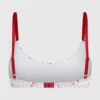 Bralette à imprimé cœur