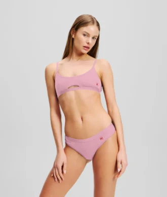 BRALETTE À TROU D&rsquo;OBSERVATION ET CÔTELÉE IKON