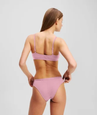 BRALETTE À TROU D&rsquo;OBSERVATION ET CÔTELÉE IKON