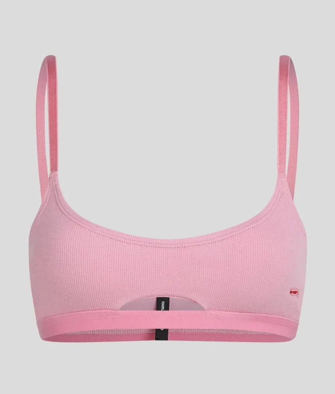 BRALETTE À TROU D&rsquo;OBSERVATION ET CÔTELÉE IKON
