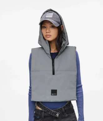 Capuche réfléchissante sans manches