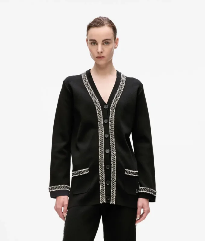 Cardigan à détails bouclés