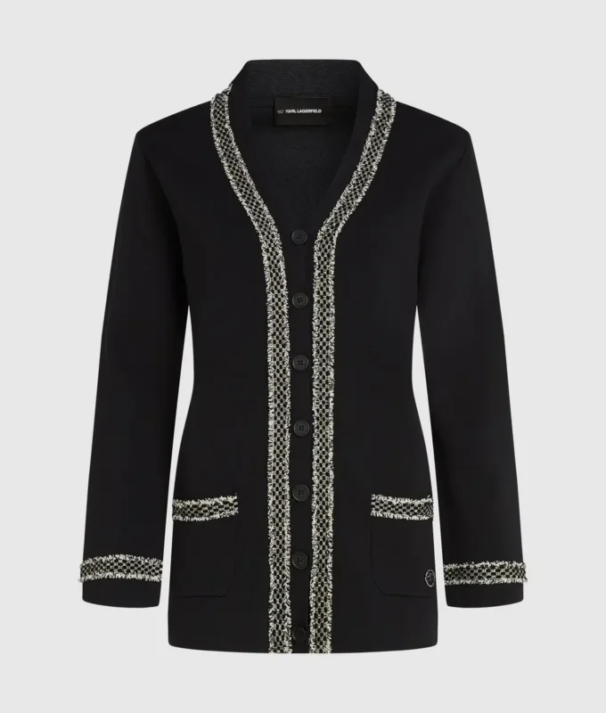 Cardigan à détails bouclés