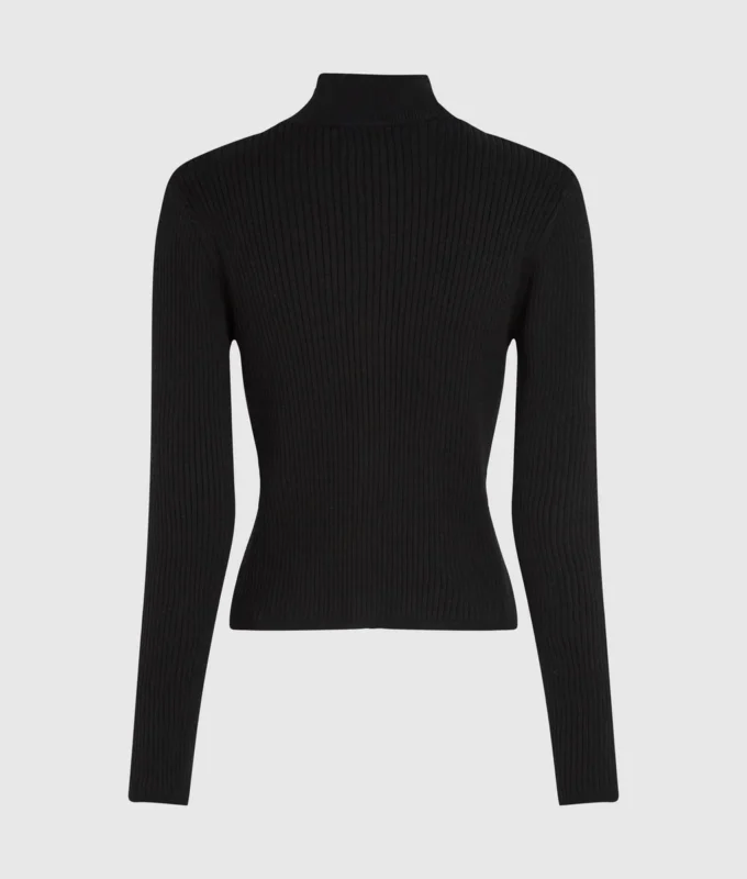 Cardigan en maille côtelée