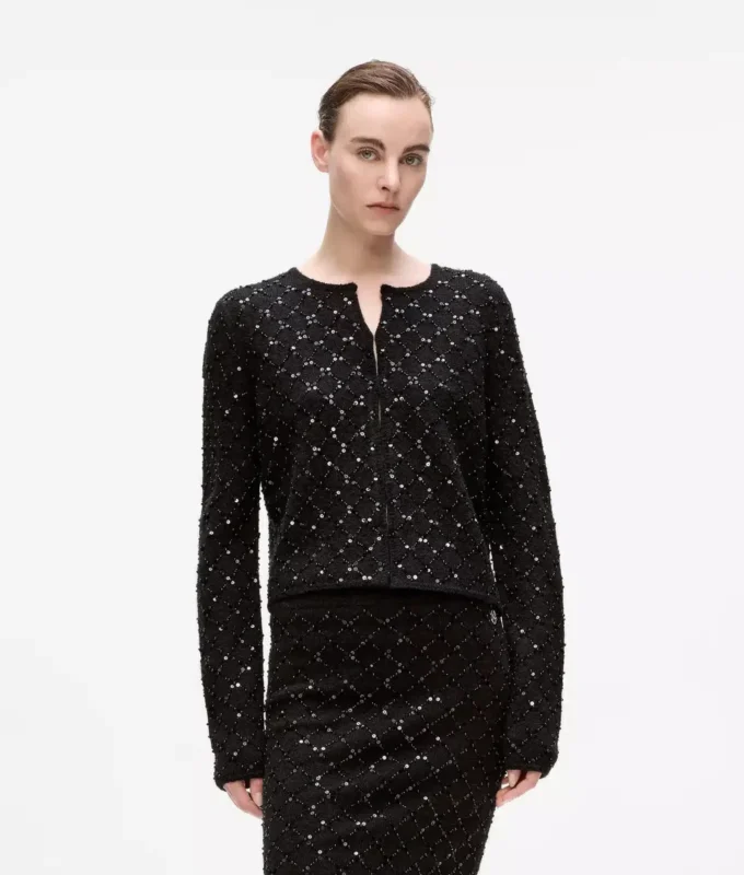Cardigan à paillettes