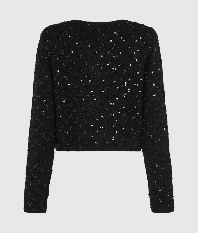 Cardigan à paillettes