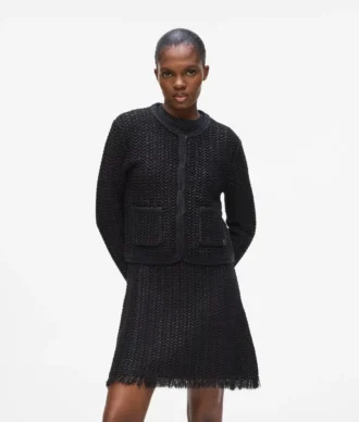 Cardigan texturé