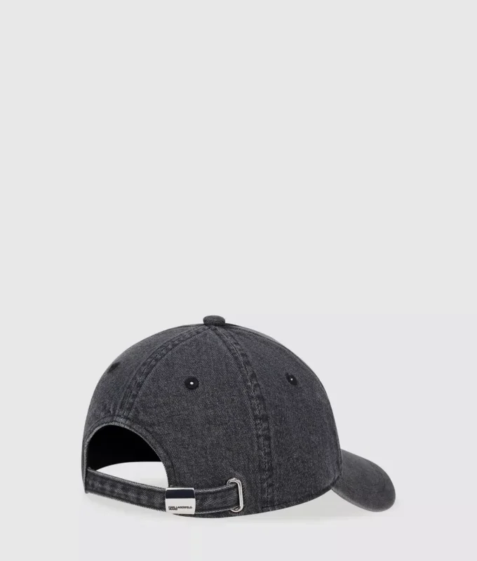 Casquette en denim avec logo Casquette en denim avec logo