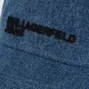 Casquette en denim clair bicolore Casquette en denim clair bicolore