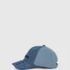 Casquette en denim clair bicolore Casquette en denim clair bicolore