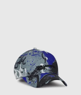 Casquette à imprimé graffiti