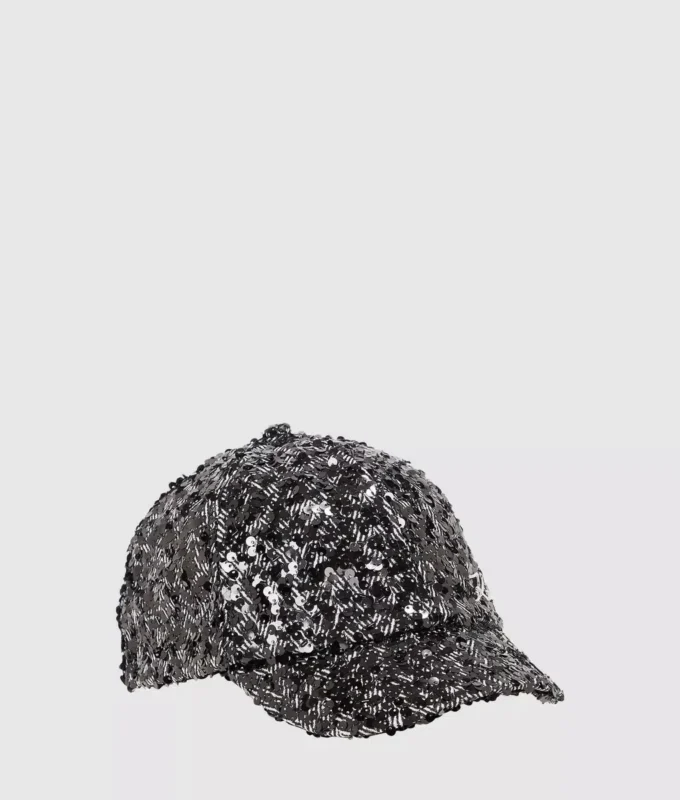 Casquette à paillettes K/Signature Casquette à paillettes K/Signature