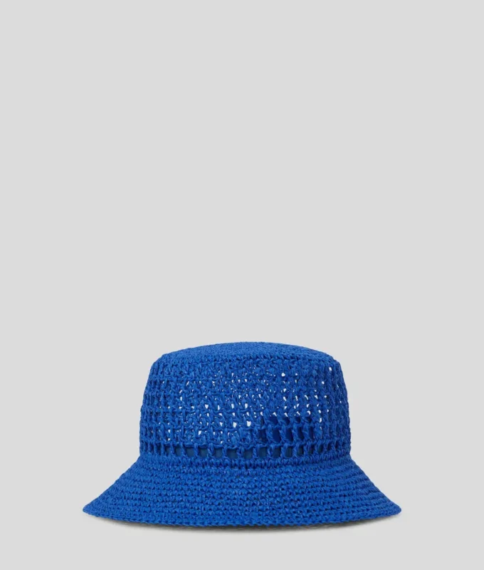 Casquette plate avec logo tissé
