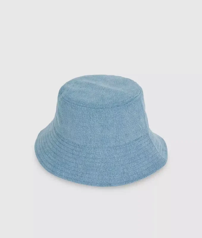 Casquette réversible en denim Casquette réversible en denim