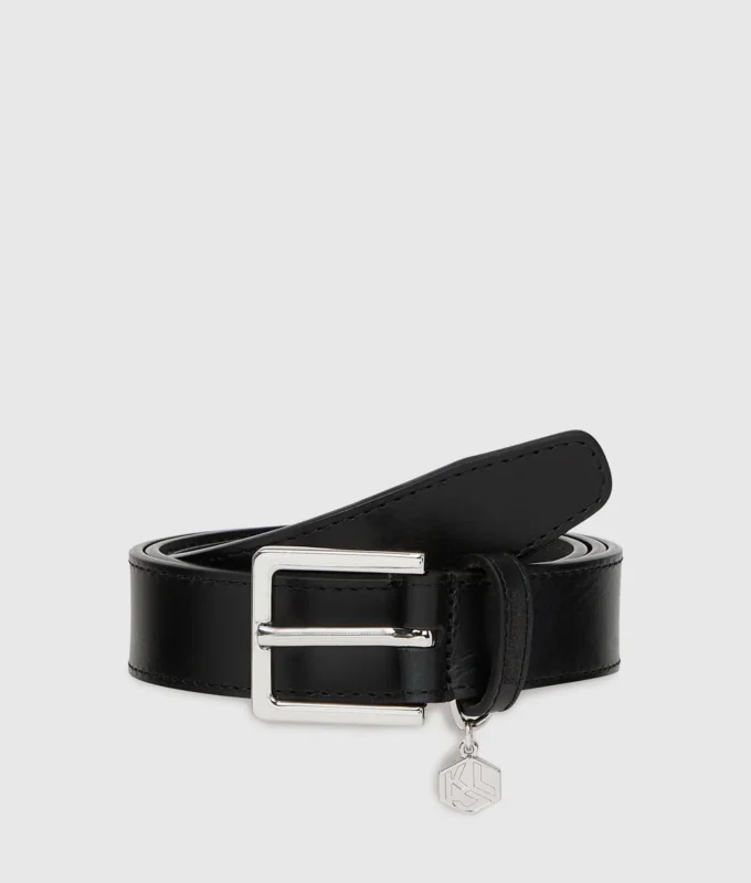 Ceinture avec breloque logo