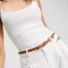 CEINTURE À BOUCLE COULISSANTE K/AUTOGRAPH