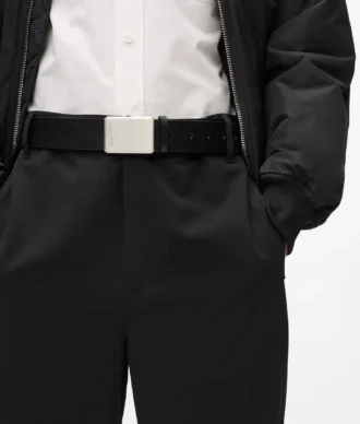 Ceinture en cuir avec logo