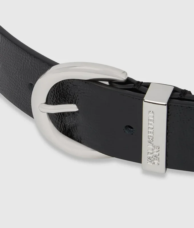 Ceinture en cuir à boucle ronde Ceinture en cuir à boucle ronde
