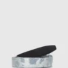Ceinture en denim avec logo K