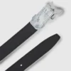 Ceinture en denim avec logo K