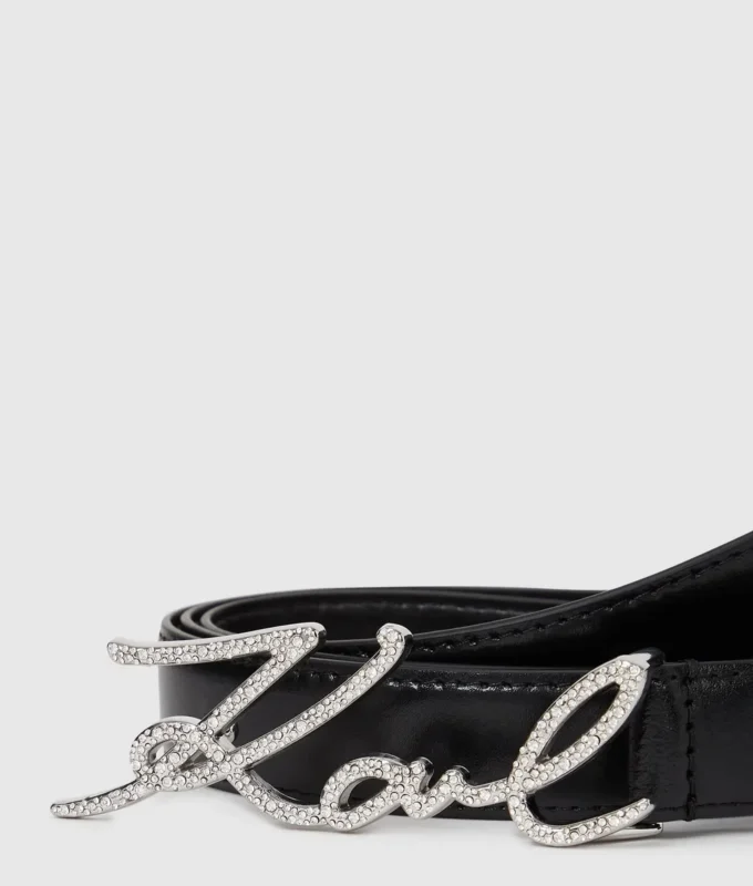 Ceinture K/Signature en cristal