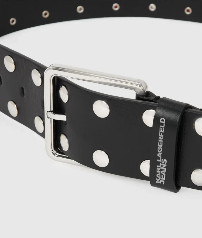 Ceinture large cloutée
