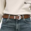 Ceinture western à boucle ronde