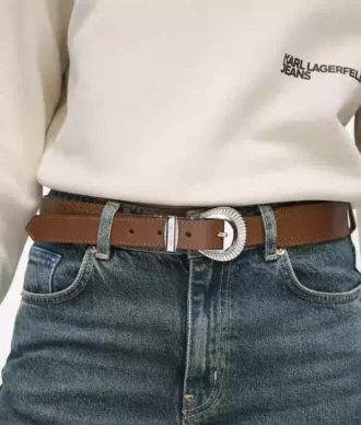Ceinture western à boucle ronde