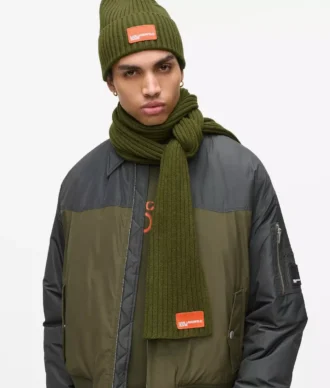 Écharpe avec patch logo