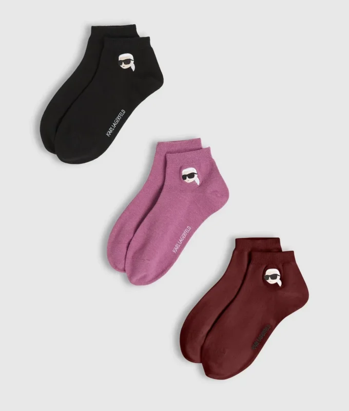 Chaussettes courtes Ikon – lot de 3 Chaussettes courtes Ikon – lot de 3