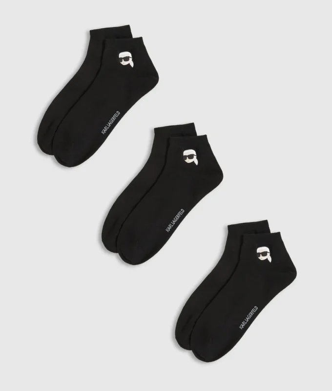Chaussettes courtes Ikon – lot de 3 Chaussettes courtes Ikon – lot de 3