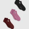 Chaussettes courtes Ikon – lot de 3 Chaussettes courtes Ikon – lot de 3