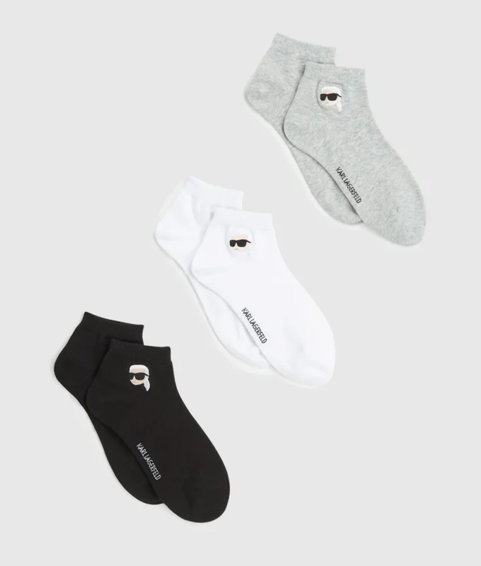 Chaussettes courtes Ikon – lot de 3 Chaussettes courtes Ikon – lot de 3