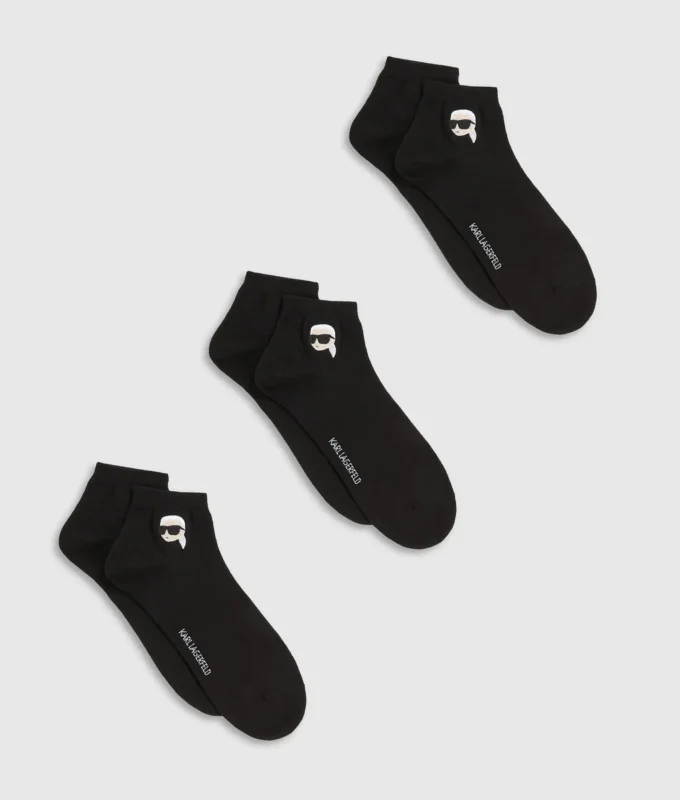 Chaussettes courtes Ikon – lot de 3 Chaussettes courtes Ikon – lot de 3