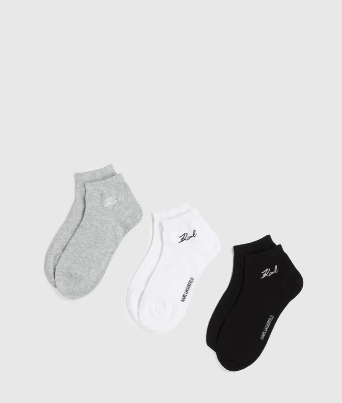 Chaussettes courtes signature – lot de 3