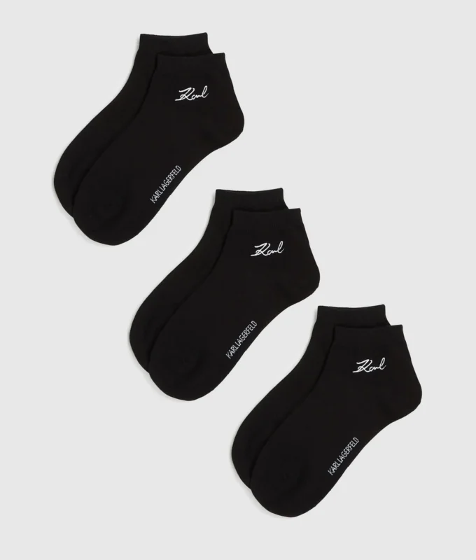 Chaussettes courtes signature – lot de 3