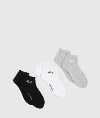 Chaussettes courtes signature – lot de 3