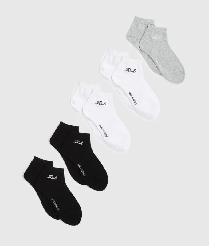 Chaussettes courtes signature – lot de 5