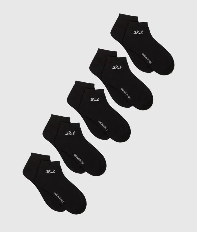 Chaussettes courtes signature – lot de 5